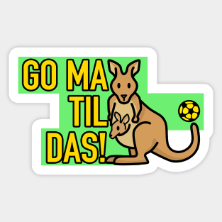 Go Matildas Kangaroo Sticker